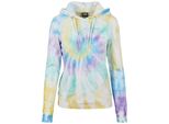 Felpa Da Donna Urban Classics Ladies Tie Dye Hoody Pastello - Xs