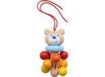 Haba 305231 - Orsetto Con Figura Appesa, Giocattolo Per Seggiolino Auto, Play Trainer, Lettino E Carrozzina, Giocattolo In Legno A Partire Da 6 Mesi