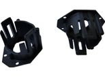 2X Pdc Porta Sensore Di Parcheggio Griglia Radiatore Con Griglia A Nido D'ape Per Audi A4 8K B8 2013-