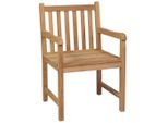 Vidaxl Sedie Da Giardino 2 Pezzi Con Cuscini Grigi In Legno Massiccio Teak
