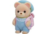 Epoch Sylvanian Families Baby Brown Bear Figure Rosa Rosa Taglia Unica