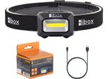 Libox LB0107 Torcia Elettrica Nera Torcia Frontale A Led