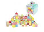 Classic World Puzzle Di Blocchi Di Legno Sweetness Imparare A Contare E Lettere 68 Elementi