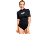 Roxy Erjwr03548 Rashguard Da Donna A Cuore Intero Con Maniche Lunghe Nero Xs Donna Nero Xs