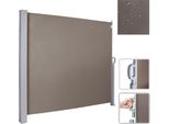 Tolletour Tenda Laterale-160 X 300 Cm Brau Uv¡ê?Resistenza Allo Strappo¡ê?Schermo Laterale Privacy¡ê?Per Balcone Terrazza Tenda Estensibile