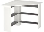 Vicco Scrivania Angolare Arion, 90 X 90 Cm, Bianco/Antracite