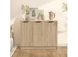 Vidaxl Credenza Sonoma-Quercia 90,5X30X70 Cm Materiale In Legno