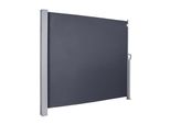 Tenda Laterale Jopassy Tende Estensibili 160X300Cm Schermo Privacy In Alluminio Protezione Dal Vento Protezione Dal Sole Tenda Laterale A Rullo Grigio
