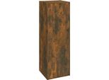 Mobile Tv In Rovere Fumé 30,5X30X90 Cm Materiale In Legno
