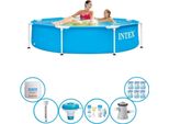 Telaio In Metallo Per Piscina Intex 244X51 Cm - Pacchetto Piscina