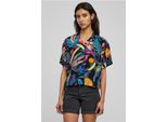 Camicia Da Donna Urban Classics Ladies Viscose Resort Shirt Blackfruity - Xs
