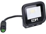 Faretto Led 10W 800Lm 4000K Luce Diurna Serie Nera 9,2X8,1X2,7Cm Edm