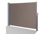 Tenda Laterale Fiqops Tenda Laterale Estensibile In Alluminio Tenda Da Giardino Protezione Dal Sole Protezione Dalla Pioggia 180X300 Marrone