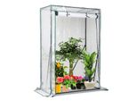 Jiubiaz Serra In Plastica Serra Serra Per Pomodori Serra Bianca - 100*50*150CM