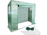 Serra In Plastica Jopassy Serra Per Pomodori, Con Telo A Rete E Finestra Per Giardino, 200*80*170 Cm, Verde