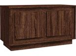 Mobile Tv Marrone Effetto Rovere 80X35X45 Cm Materiale Legno