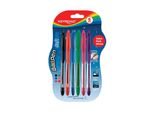 Pbs Connect Penna Classica 0,7 Mm 6 Pezzi Mix Di Colori - Penna A Sfera Keyroad Soft Jet Mix Prezzo Per 1 Pc