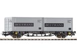 Piko Flatcar Lgs579 2X20Ft Container Deutrans Dr Iv - 57747