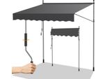 Tenda Da Sole Jopassy Tenda Da Sole A Morsetto Tenda Da Sole Per Balcone Tende Da Sole Da Giardino Resistenti Ai Raggi Uv Tenda Da Sole Con Braccio Articolato Grigio 4M