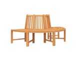 Vidaxl Panca Ad Albero Semicircolare Ø201 Cm In Legno Massiccio Di Teak