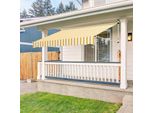Tenda Da Sole Jopassy Resistente Ai Raggi Uv E All'acqua, Retrattile 4M, Gialla E Bianca