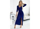 Numoco Abito Da Sera Donna Enymri Blu Fiordaliso Xl