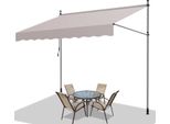 Jopassy Tenda Da Sole A Morsetto Tenda Da Balcone Senza Trapano Regolabile In Altezza Tenda Da Sole Resistente Ai Raggi Uv E Idrorepellente 350 Cm Beige