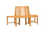Vidaxl Panca Ad Albero Semicircolare Ø160 Cm In Legno Massiccio Di Teak