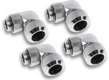 Alphacool Eiszapfen 13Mm Hardtube Gommino Avvitabile 90° Ruotabile G1/4 Per Tubi In Ottone Plexi