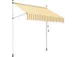 Tenda Da Sole Tolletour Tenda Da Sole Articolata Idrorepellente Per Balcone Tenda Da Sole Per Balcone Protezione Solare Tenda Da Sole A Morsetto Giallo E Bianco 4M