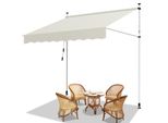 Tenda Da Sole Jopassy Senza Forature Tenda Da Sole Regolabile In Altezza Per Balcone Tenda Da Sole Per Balcone 200 Cm Crema