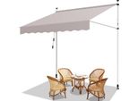 Tenda Da Sole Jopassy Senza Forature Tenda Da Sole Regolabile In Altezza Per Balcone Tenda Da Sole Per Balcone 200 Cm Beige