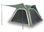 Vidaxl Tenda Da Campeggio 4 Persone Verde A Sgancio Rapido Impermeabile