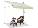 Tenda Da Sole Tolletour Tenda Da Sole Con Morsetti Tenda Da Sole Per Balcone Regolabile In Altezza Tenda Da Sole Senza Forature Per Terrazza Balcone 250 Cm Beige