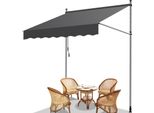 Tenda Da Sole Jopassy Tenda Da Sole A Morsetto Tenda Da Sole Per Balcone Senza Forature - Regolabile In Altezza Tenda Da Sole Resistente Ai Raggi Uv E Idrorepellente 400 Cm Grigio