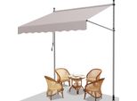 Yakimz Tenda Da Sole A Morsetto Tenda Da Sole Per Balcone Senza Foratura Tenda Da Sole Regolabile In Altezza Resistente Ai Raggi Uv E Idrorepellente 350 Cm Beige