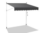 Tenda Da Sole Jopassy Tenda Da Sole Con Morsetti Tenda Da Sole Per Balcone Regolabile In Altezza Tenda Da Sole Senza Forature Per Terrazza Balcone 250 Cm Grigio
