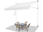 Jopassy Tenda Da Sole A Morsetto Tenda Da Sole Regolabile In Altezza Tenda Da Balcone Tenda Da Sole Senza Foratura Per Terrazza Balcone 350Cm Crema