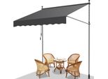 Yakimz Tenda Da Sole A Morsetto Tenda Da Sole Per Balcone Senza Trapano Tenda Da Sole Regolabile In Altezza Tenda Da Sole Resistente Ai Raggi Uv E Idrorepellente 350 Cm Grigio