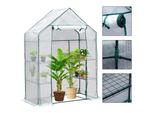 Tolletour Serra In Foglio Serra Per Pomodori 143X73X195 Cm Serra, Bianco Riutilizzabile