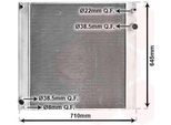 Van Wezel 02002229 - Oe LR010964 Radiatore, Raffreddamento Motore Per Range Rover Iii (L322)