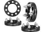 Distanziali Ruota Vevor, Adattatore Ruota 1 Pollice 5 X 4,5 Pollici, 5 Perni Ruota, Distanziali Forgiati, Alesaggio 82,5 Mm, Distanziali Per Perni Da 1/2 Pollice-20 Centrati Sul Mozzo, Adatti Per Jeep Ford Dall'84 Al 13