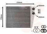 Van Wezel 30006465 - Oe 1698300761 Scambiatore Di Calore, Riscaldatore Per Classe A (W169), Classe B (W245), R56, R50, R53, R57, R55, R60, R58, R61, R59