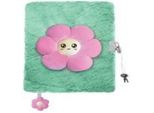 Agenda Majewski In Peluche A5 96K Pink Flower Menta Con Fiore