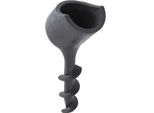 Korum Leverage Butt Screw Rod Holder Nero Nero Taglia Unica
