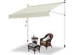 Tenda Da Sole Jopassy Tenda A Morsetto Tenda Da Balcone Regolabile In Altezza Tenda Da Sole Senza Foratura Per Terrazza Balcone 350 Cm Beige