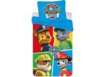 Paw Patrol Bettbezug Squares 140 X 200 Cm - 70 X 90 Cm - Poliestere