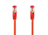 Cavo Di Rete CAT6 | RJ45 Maschio | RJ45 Maschio | S/Ftp | 10,0 M | Rotondo | Lszh | Rosso | Etichetta