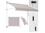 Hengda Tenda Da Sole Tenda Da Sole Articolata Idrorepellente Per Balcone Tenda Da Sole Per Balcone Protezione Solare Tenda Da Sole A Morsetto Beige 2M
