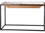Gilde Sideboard, Rechteckig, "Moorea"", Metall, Braun, Schwarz, Ve 1, L. 35 Cm, B. 120 Cm, H. 77 Cm 53355"
